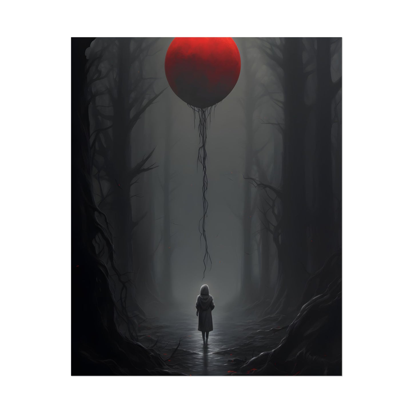 Youthful Moment: A Young Man in Nature's Outdoors - Poster