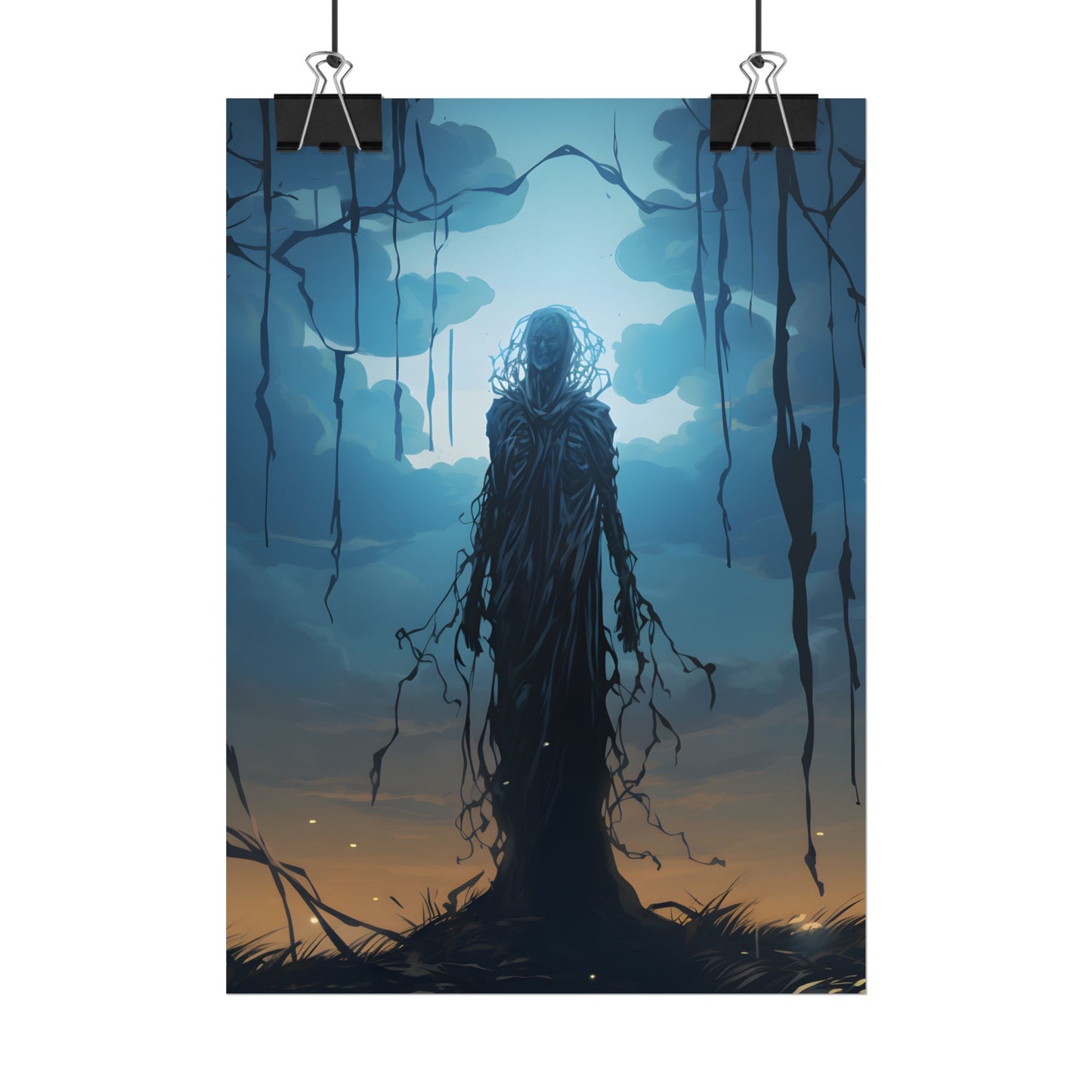 Writing Utensil Artwork: Creative Expression Above Paper - Poster