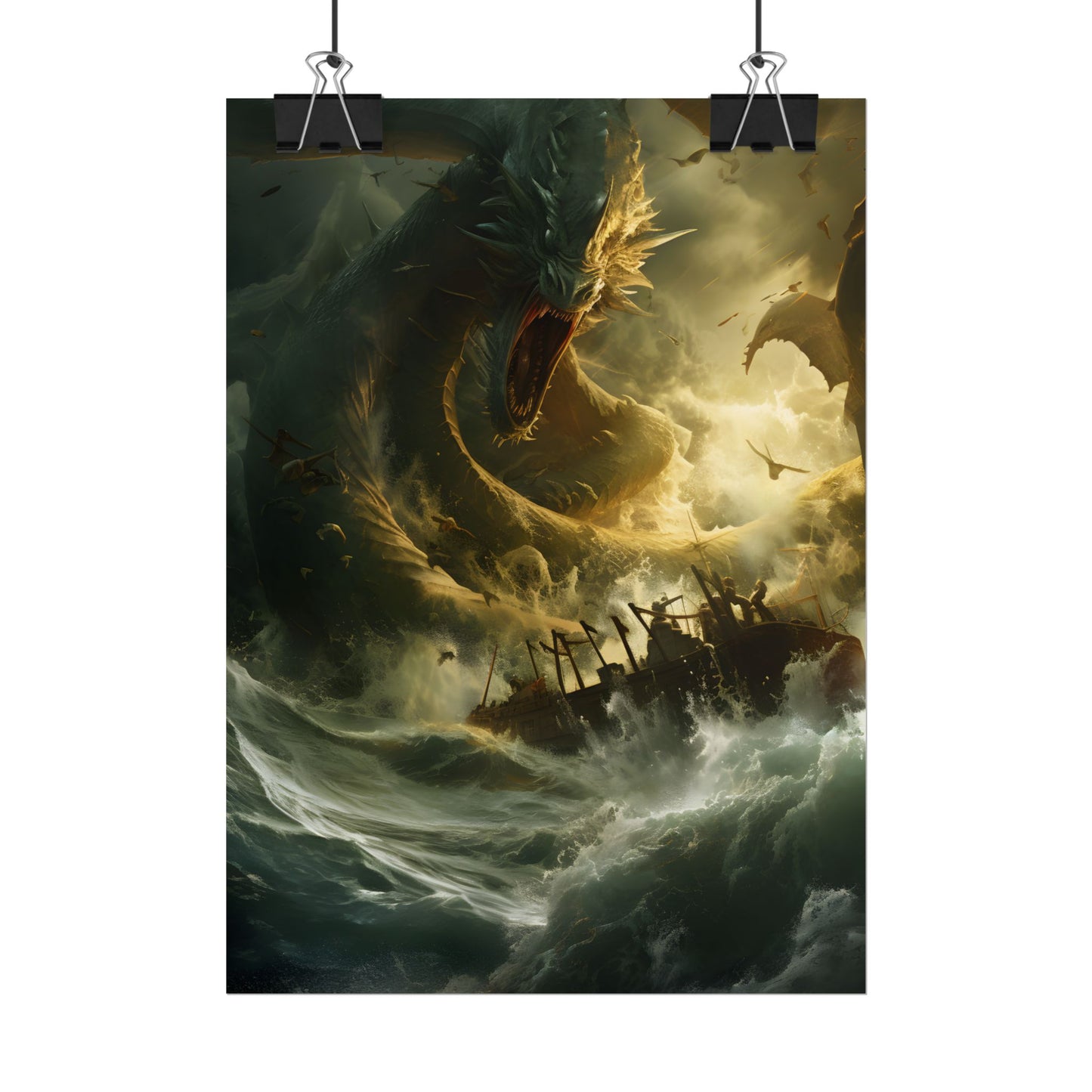 Ancient Mythical Sea Monsters: Fearsome Creatures of Legend - Poster