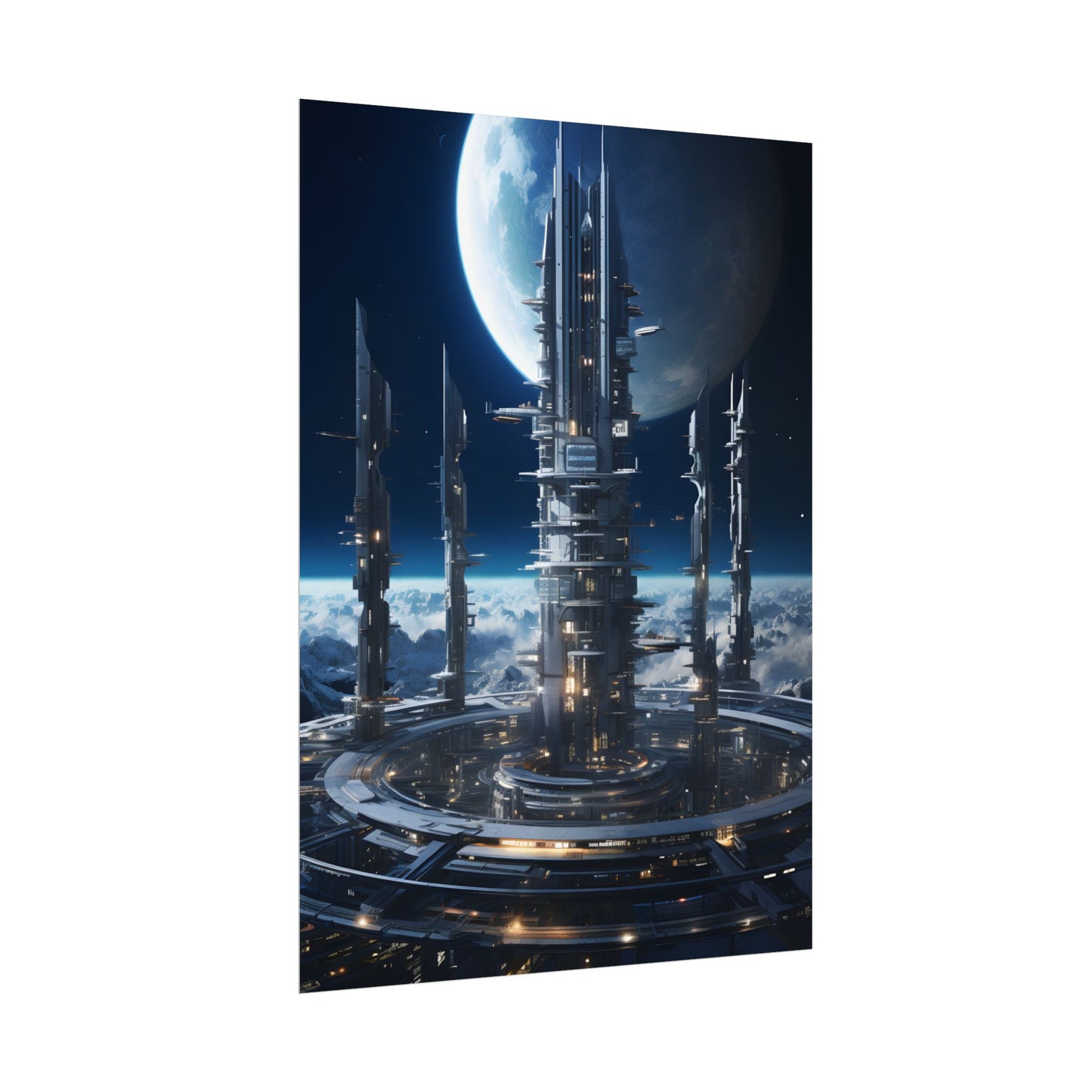 Aetherial Space Station: Isolated Horizon - Poster