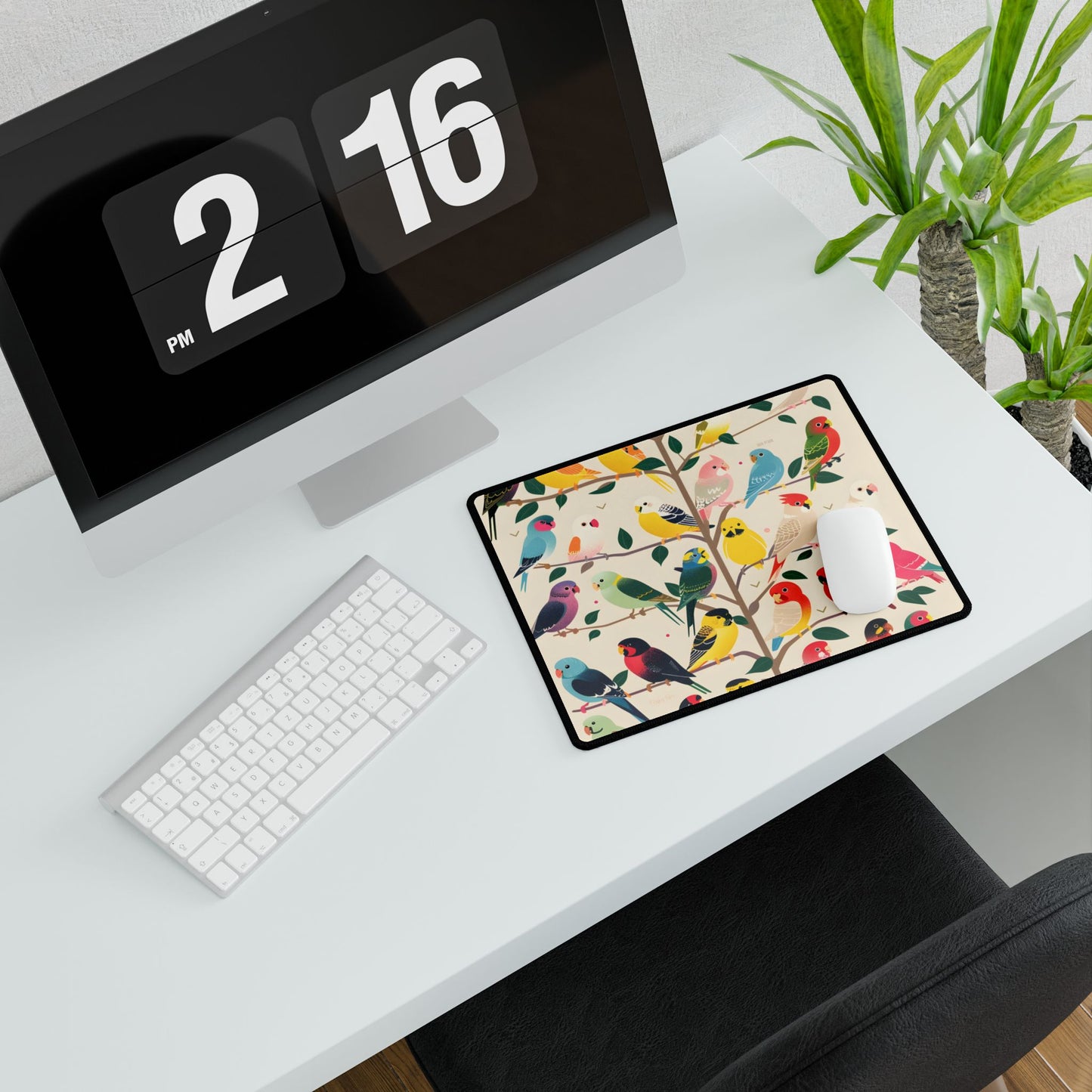 Vibrant Chart: Exploring Different Levels - Desk Mat