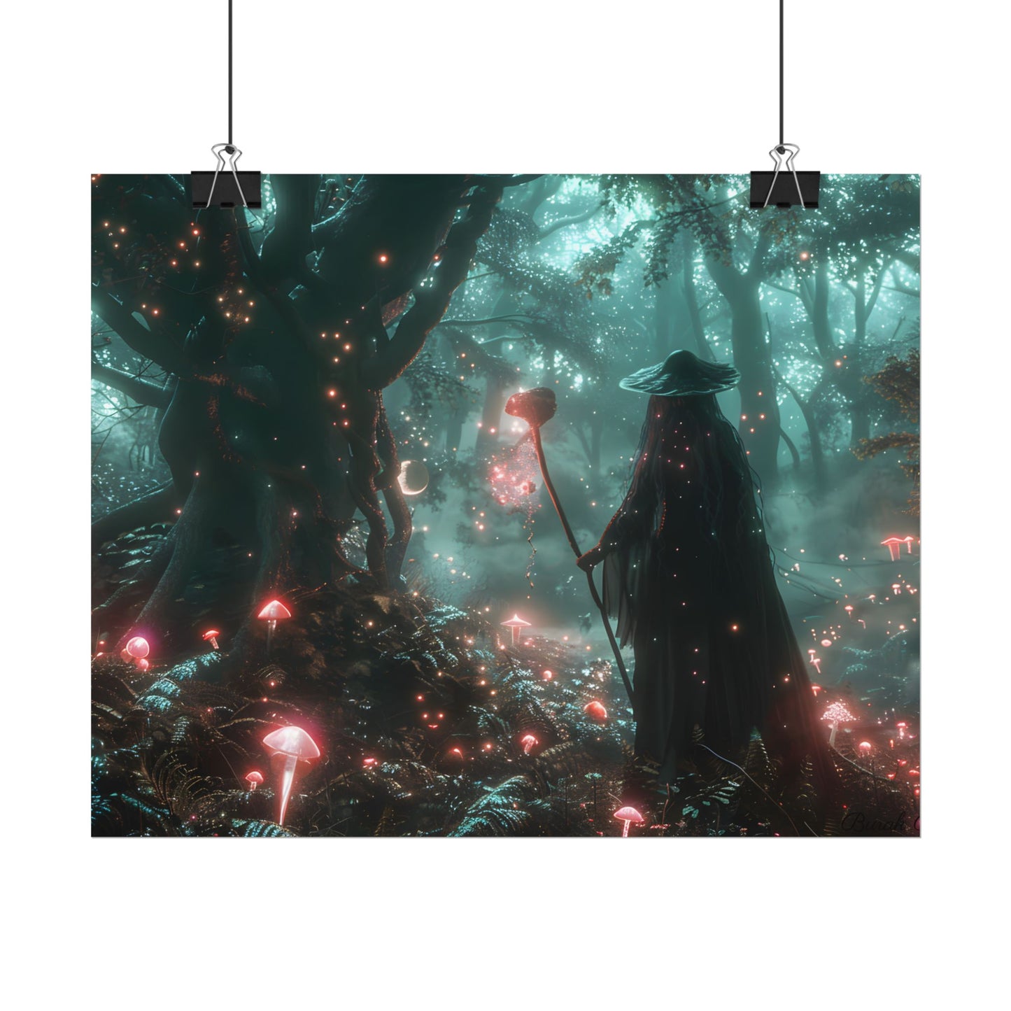 Whispers of Magic in Enchanted Woods: A Mysterious Encounter with the Witch - Poster