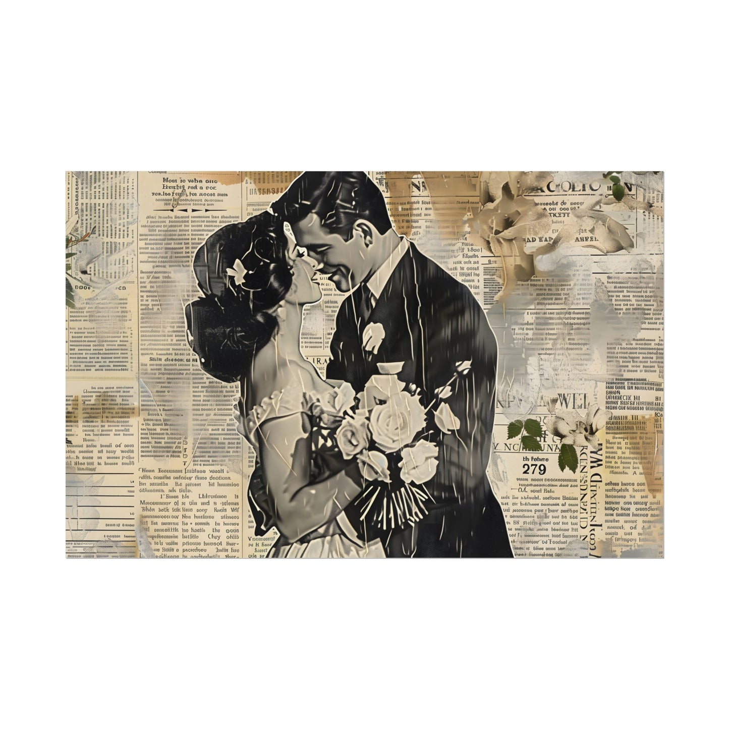 Vintage Romantic Couples: Whispers from the Past - Poster