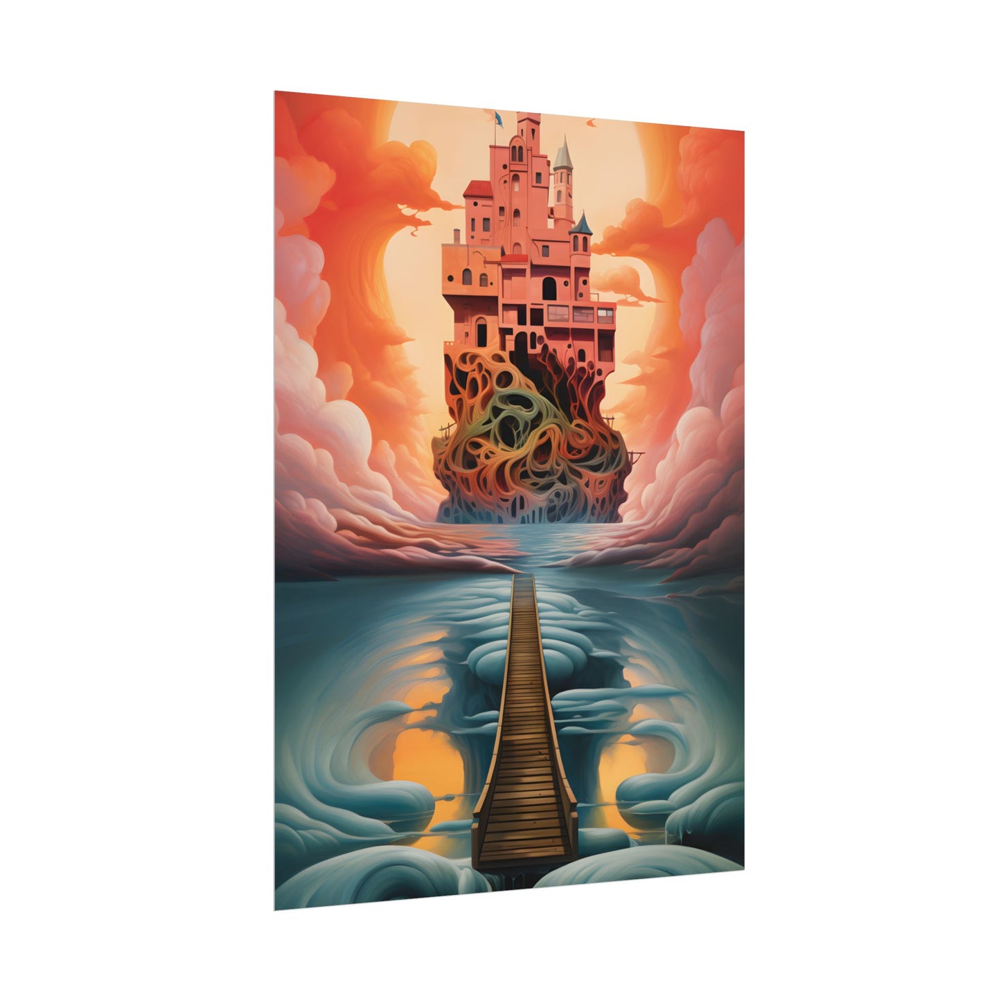 Surreal Dreamscape: Psychedelic Artwork - Poster