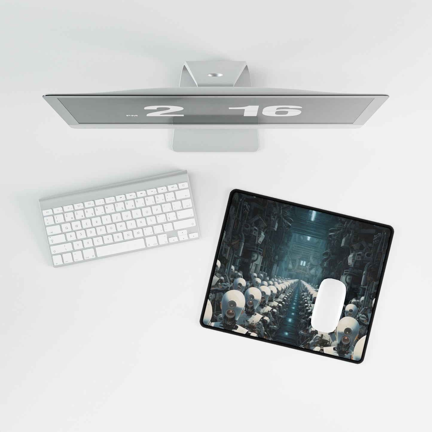 Robot Concert: Mechanical Musician Performance - Desk Mat