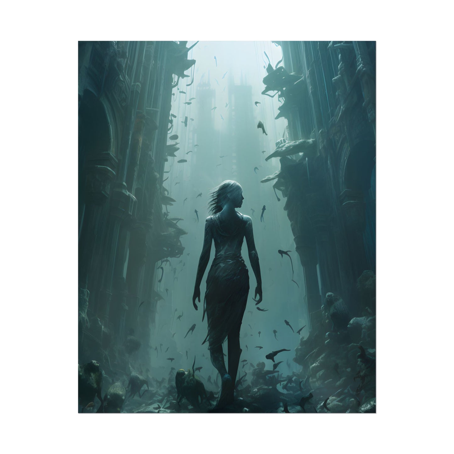 Ancient Underwater City: Hidden Ruins - Poster