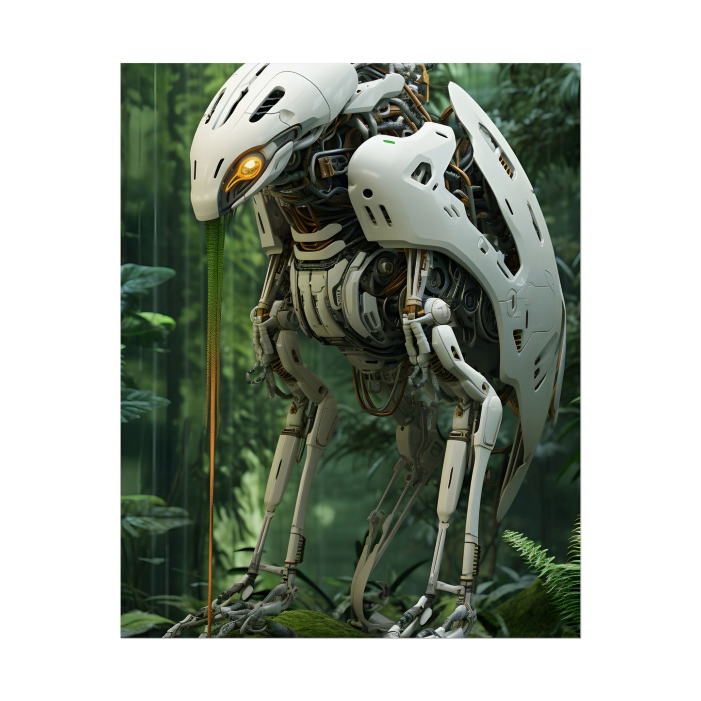 Robotic Wildlife Sanctuary: Six-Legged Creature Oasis - Poster