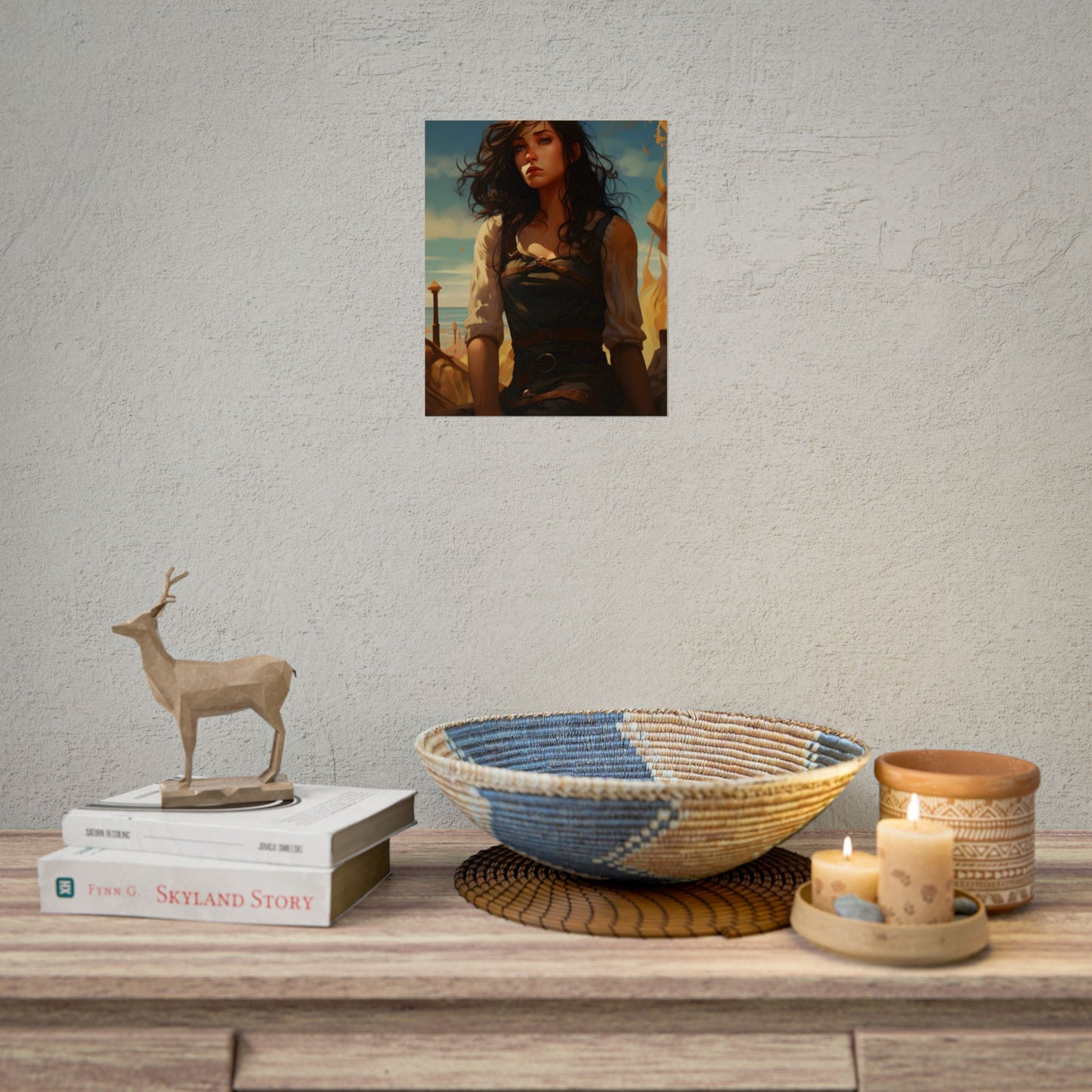 Casual Outdoor Moment: Person in Natural Setting - Poster