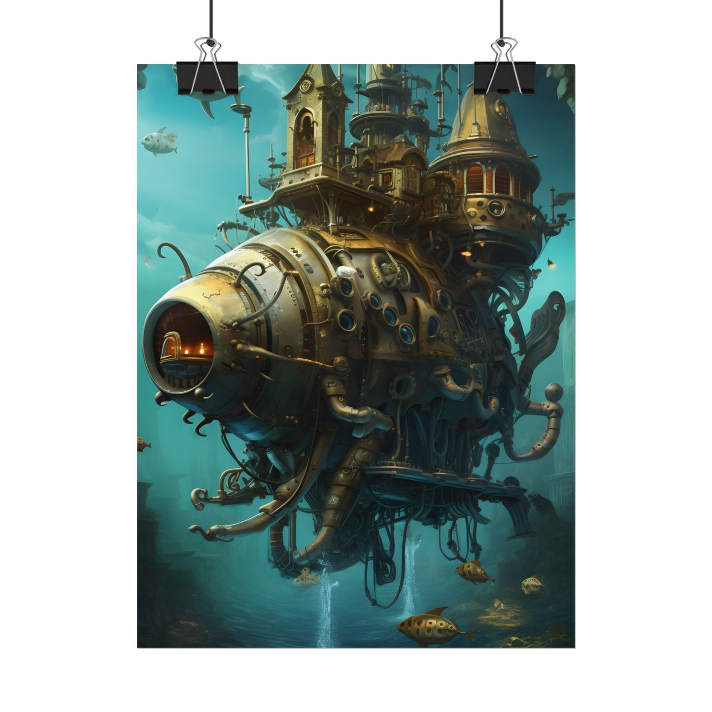 Steampunk Oceanic Adventure: Sailors on the High Seas - Poster