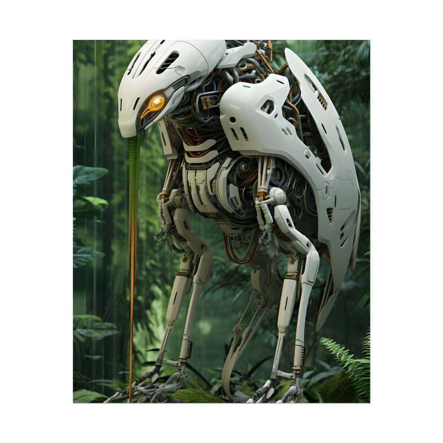 Robotic Wildlife Sanctuary: Six-Legged Creature Oasis - Poster