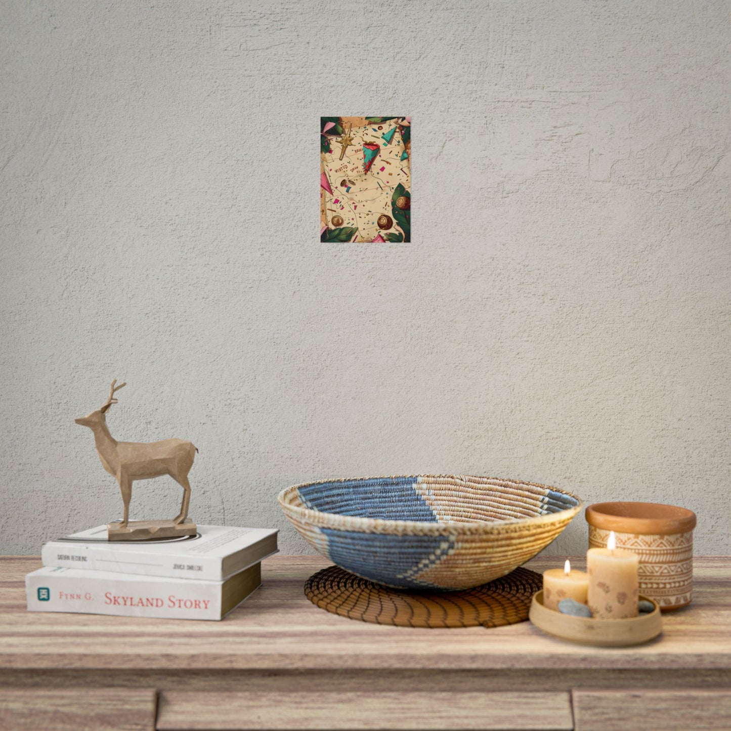 Whimsical Portrait with a Large Nose - Poster
