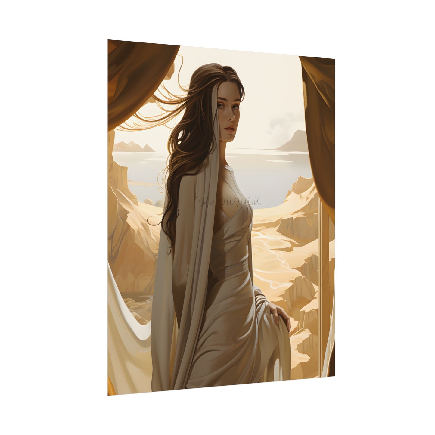 Artistic Book Cover: Unique Perspective - Poster