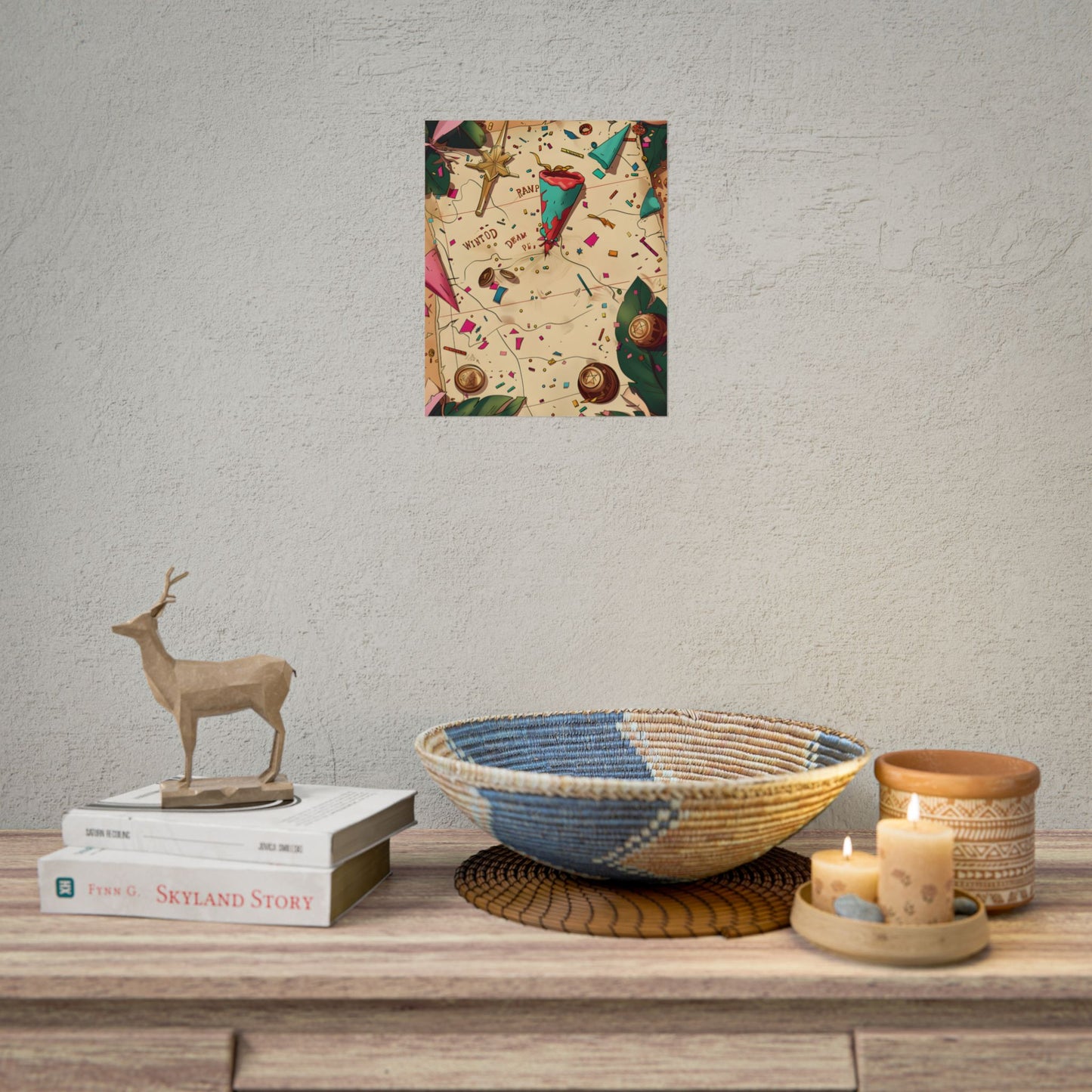 Whimsical Portrait with a Large Nose - Poster
