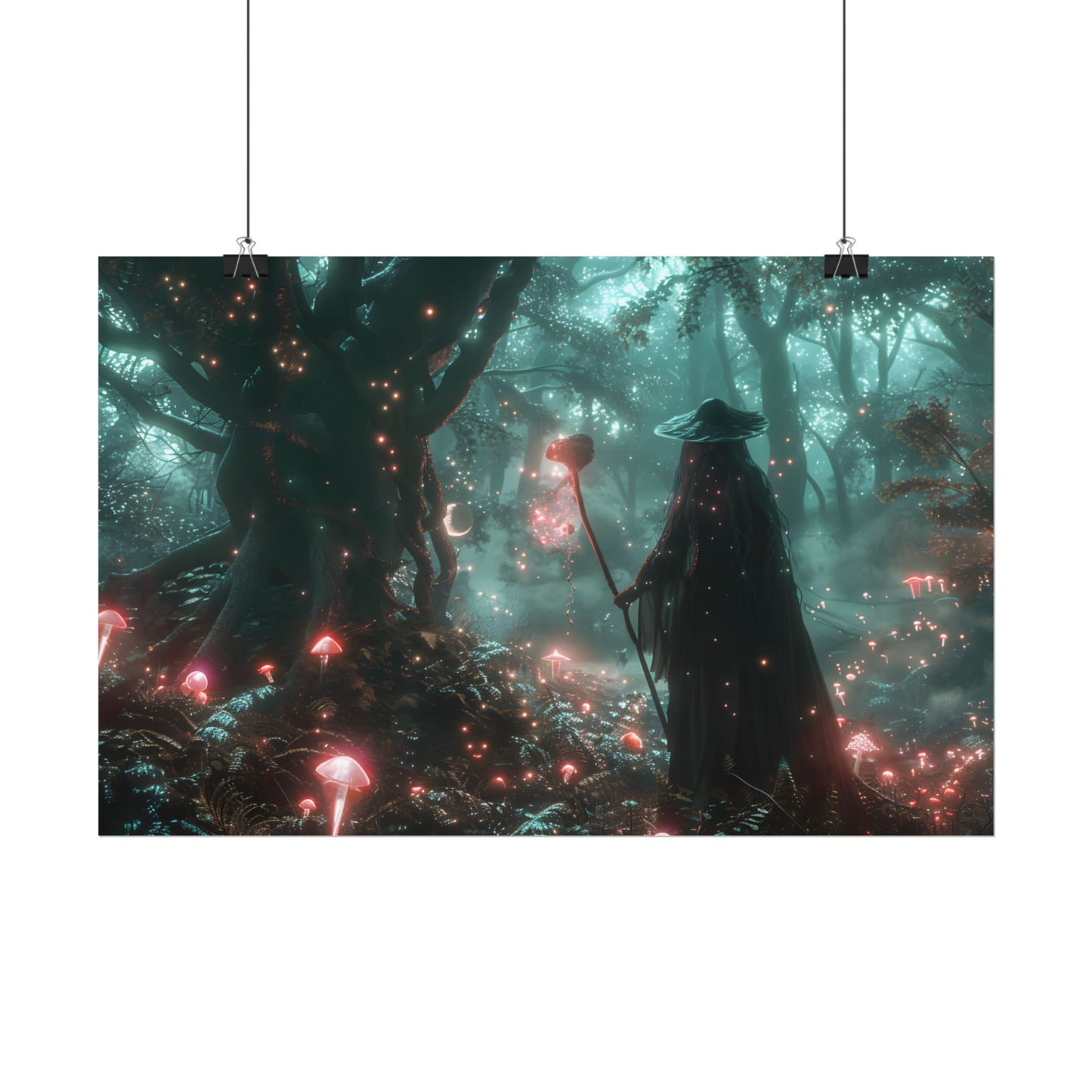 Whispers of Magic in Enchanted Woods: A Mysterious Encounter with the Witch - Poster