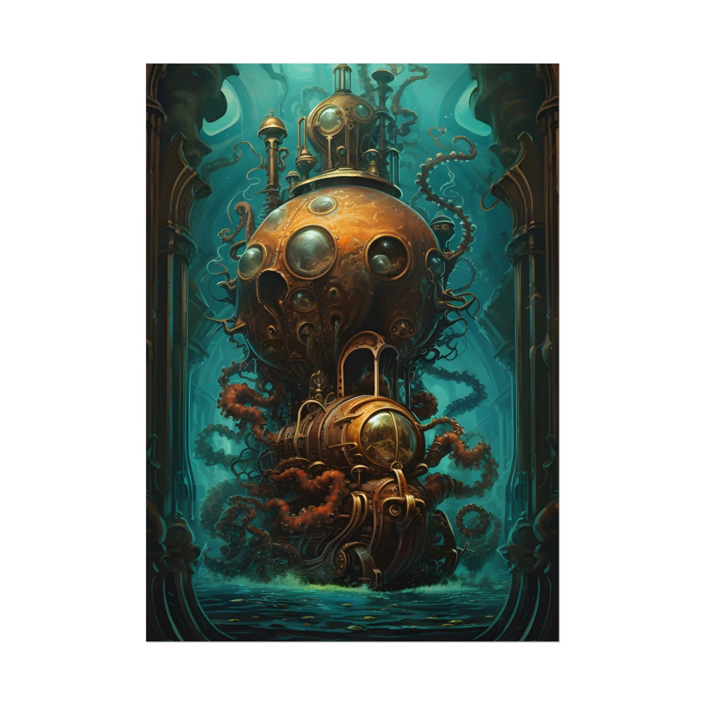 Underwater Steampunk Odyssey: A Captain Nemos Adventure - Poster