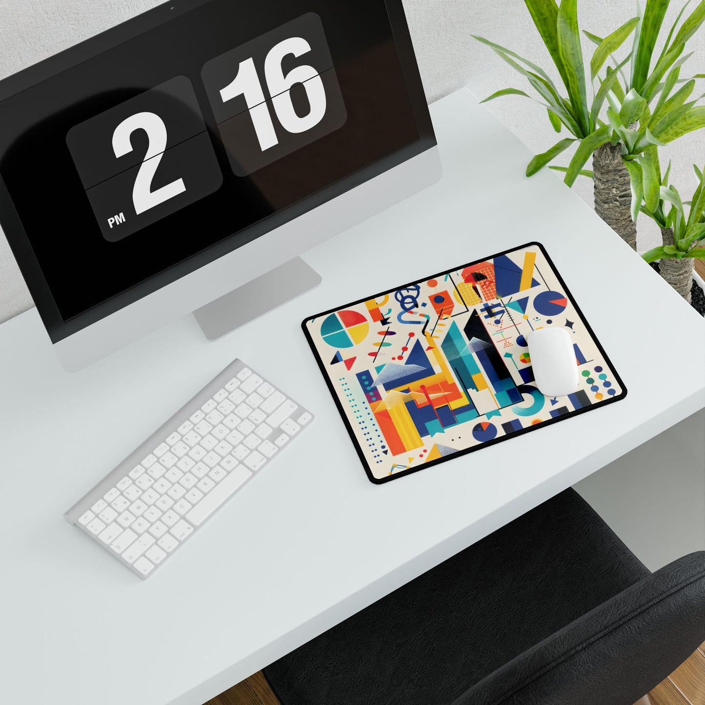 Statistics in Color: Modern Graphic Data - Desk Mat