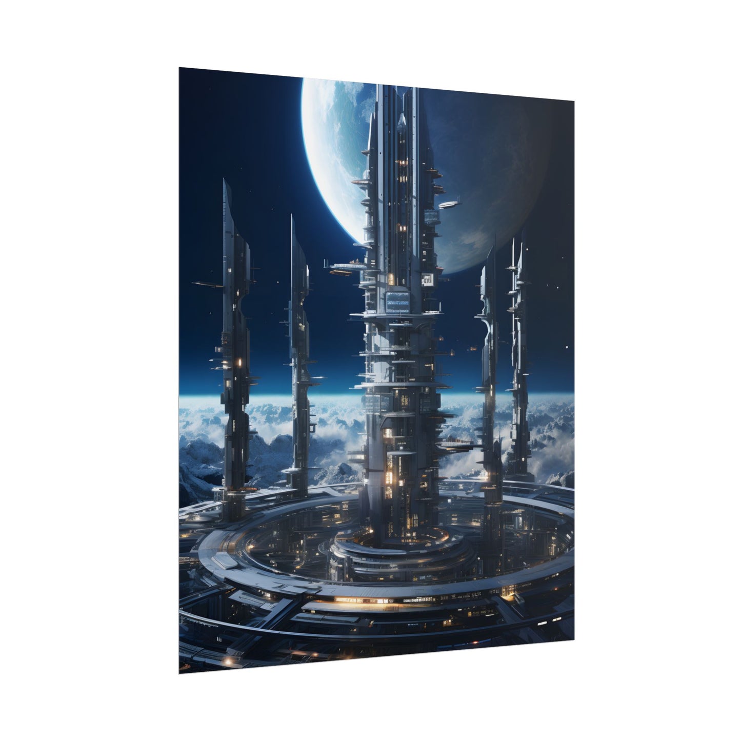 Aetherial Space Station: Isolated Horizon - Poster