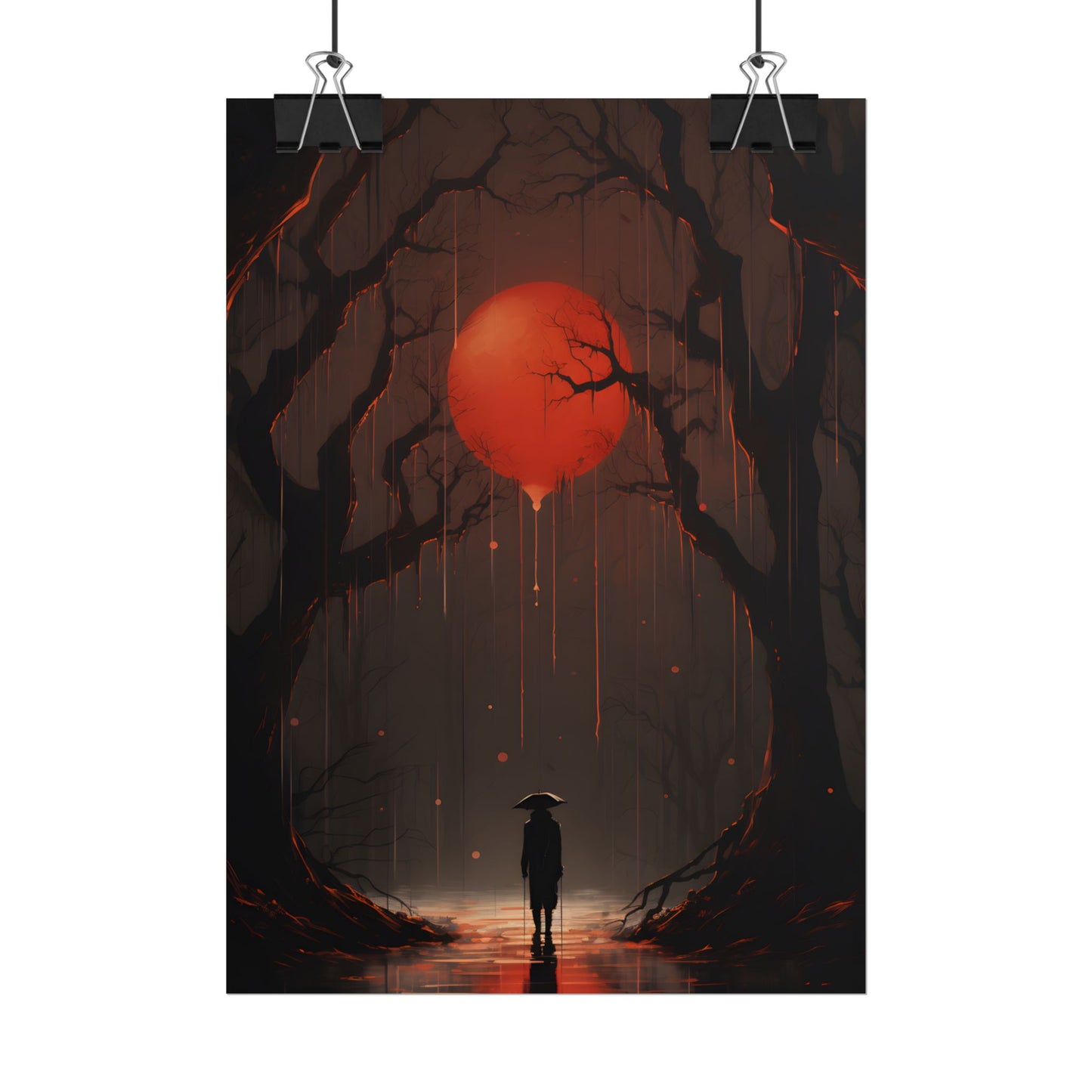 Candid Moment: Intimate Indoor Artwork - Poster
