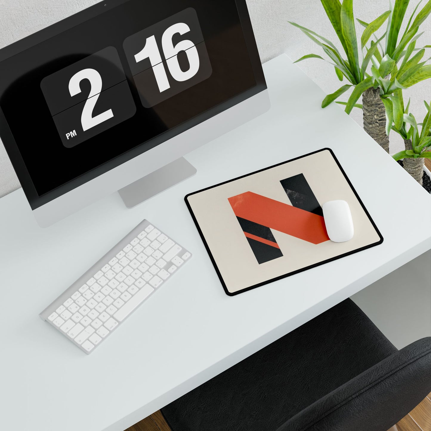 Modern Minimalist Poster: Bold Typography in Batch 1 - Desk Mat