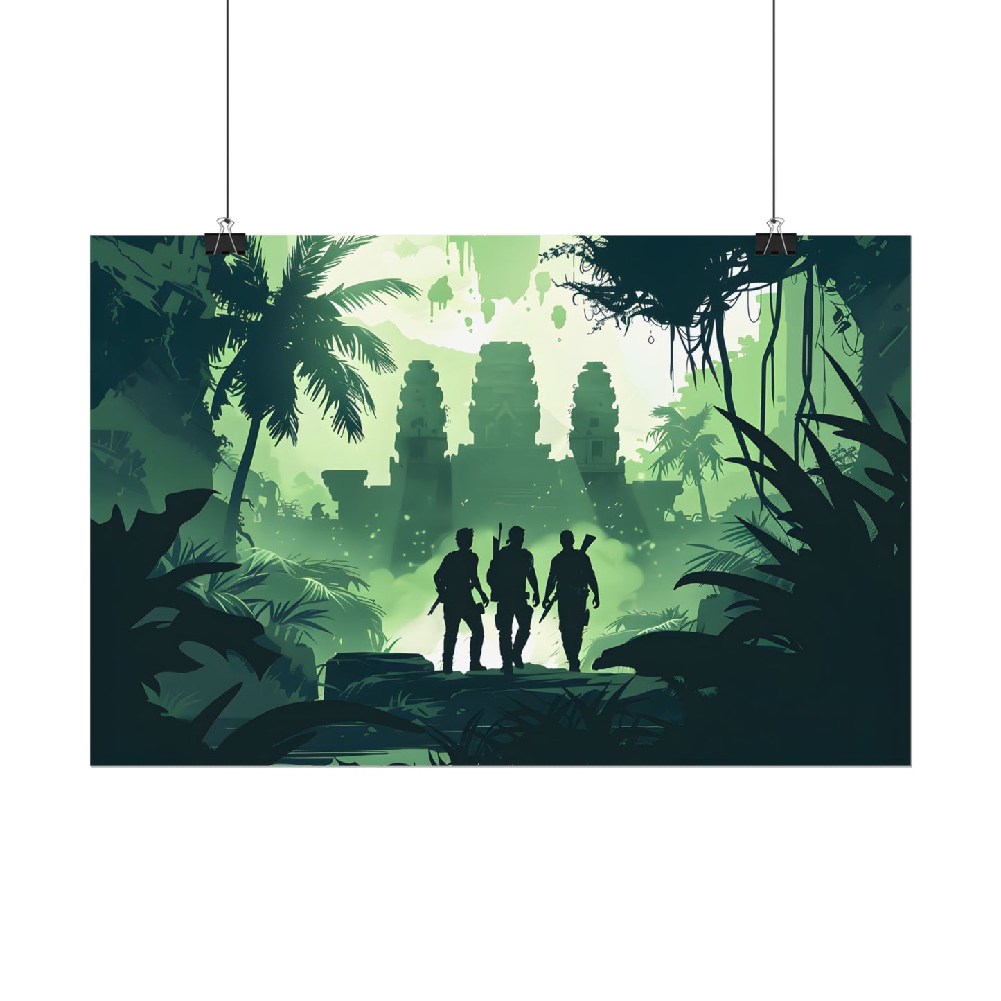 Young Adventurer: Minimalist Digital Portrait - Poster