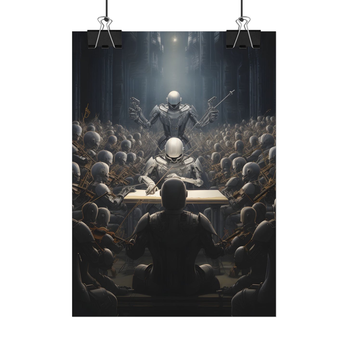 Robot Symphony: Sentient Robots in Musical Harmony - Poster