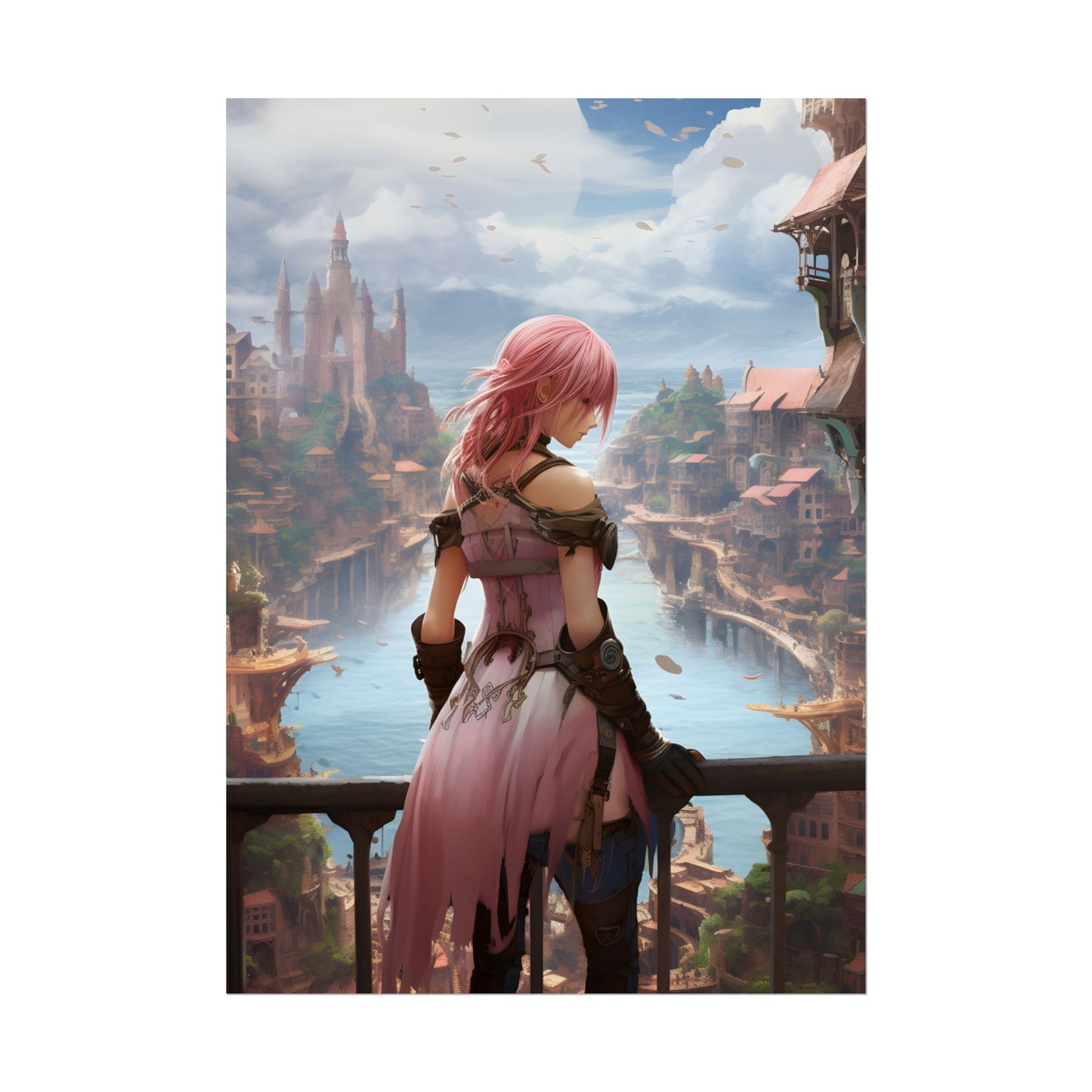 Anime Birds in Flight: Detailed Feathered Friends - Poster