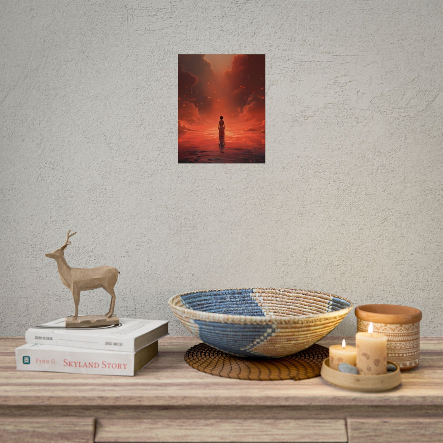Vibrant Sunflower in Full Bloom: Outdoor Artwork - Poster