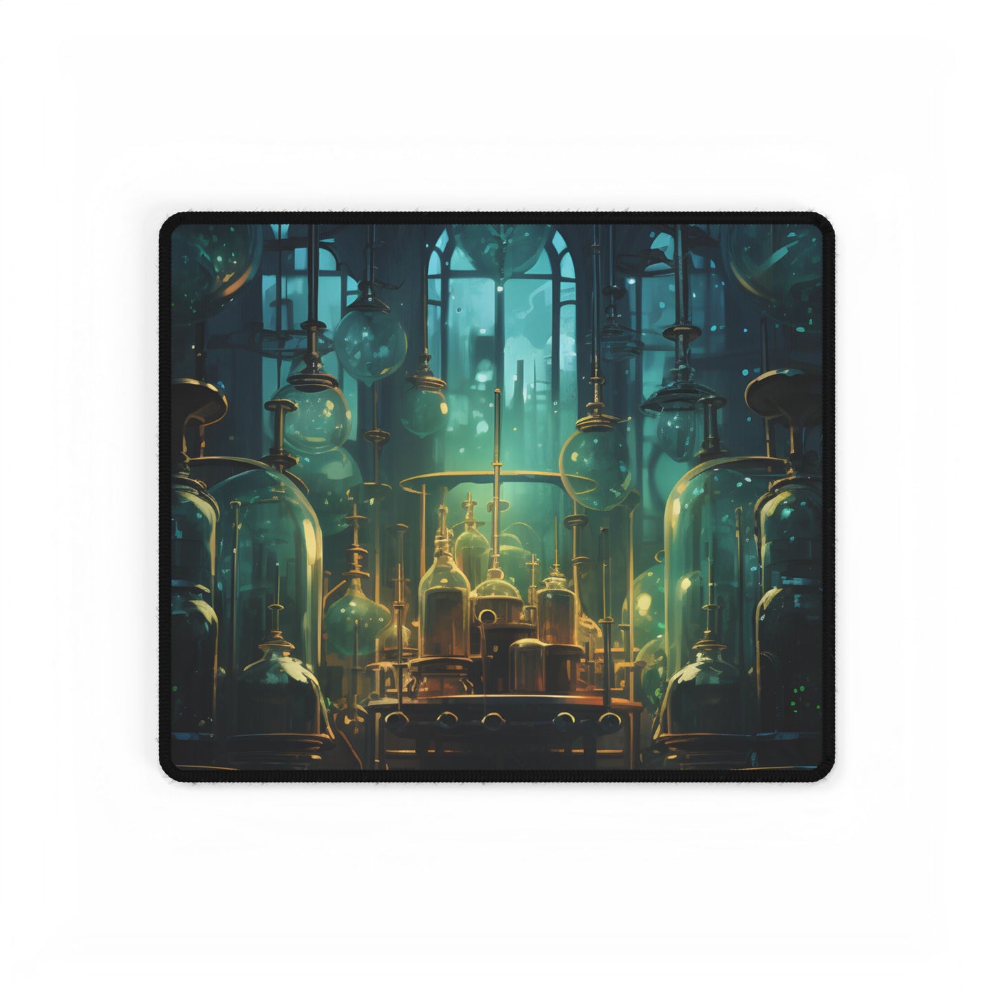 Mysterious Laboratory Showcase: Vigors and Plasmids in a Scientific Experiment - Desk Mat