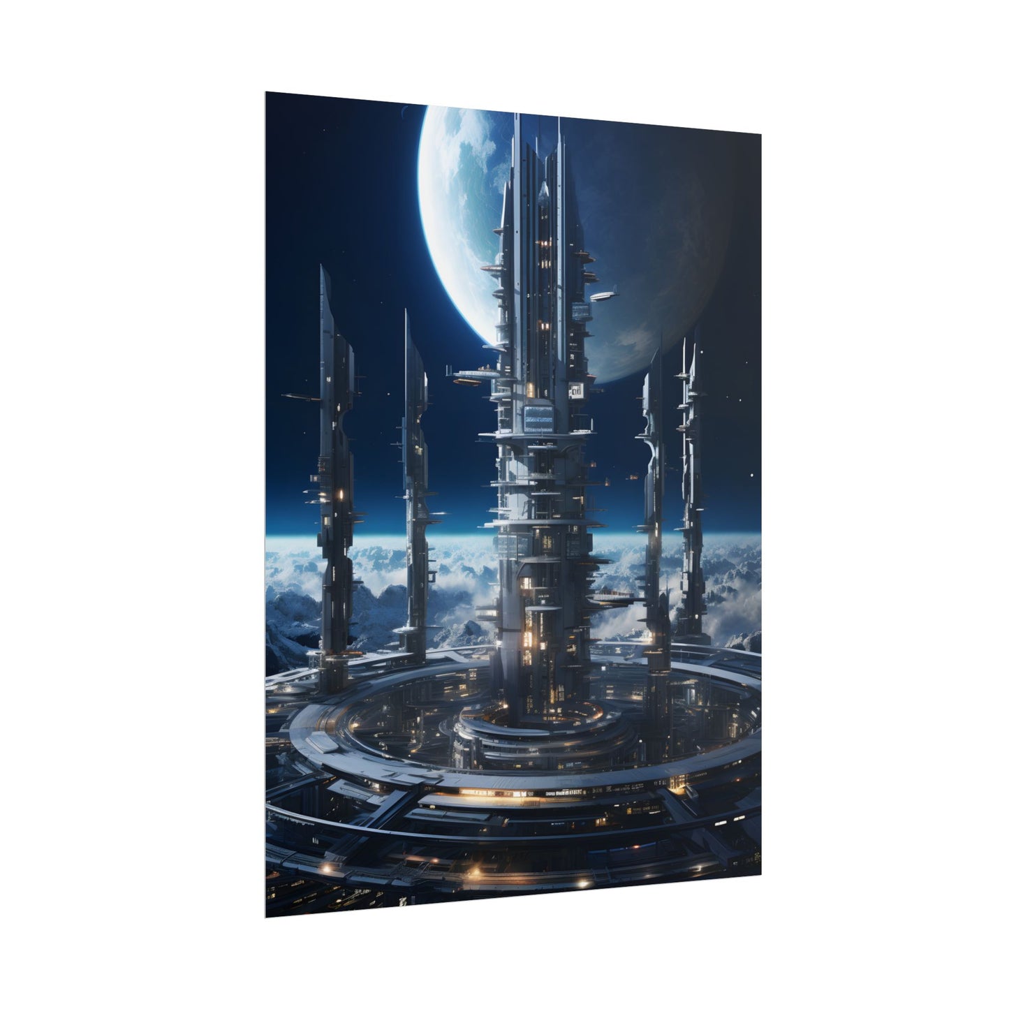 Aetherial Space Station: Isolated Horizon - Poster