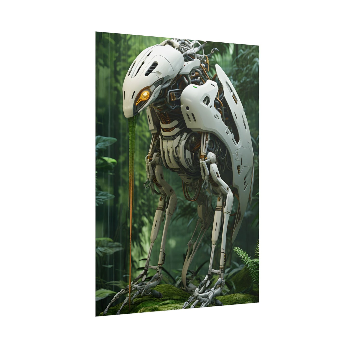 Robotic Wildlife Sanctuary: Six-Legged Creature Oasis - Poster