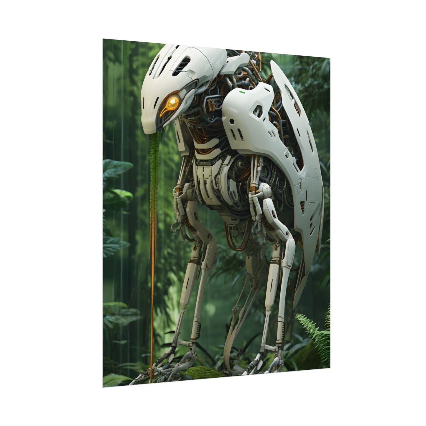 Robotic Wildlife Sanctuary: Six-Legged Creature Oasis - Poster