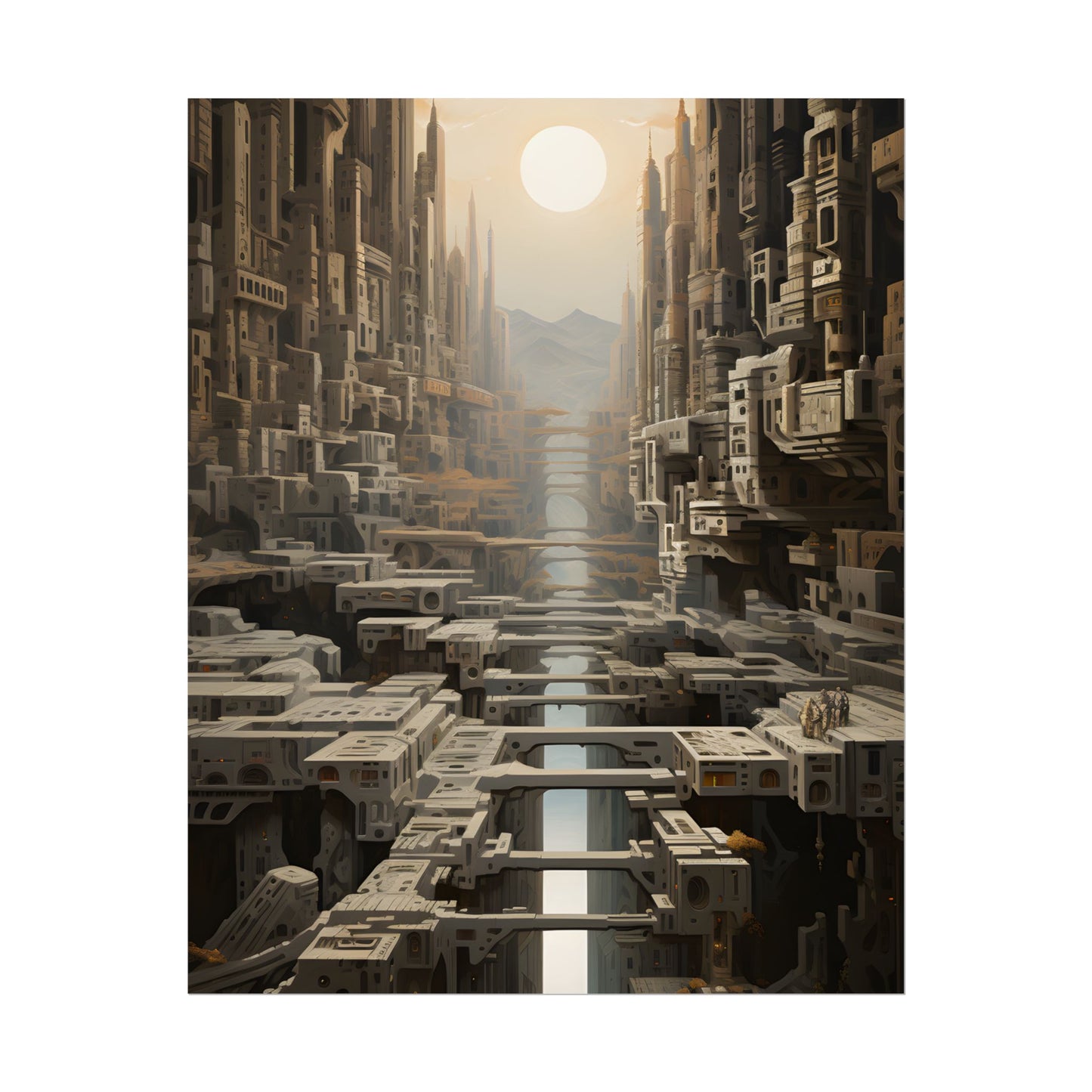 Perfect yet Oppressive: Dystopian Harmony - Poster