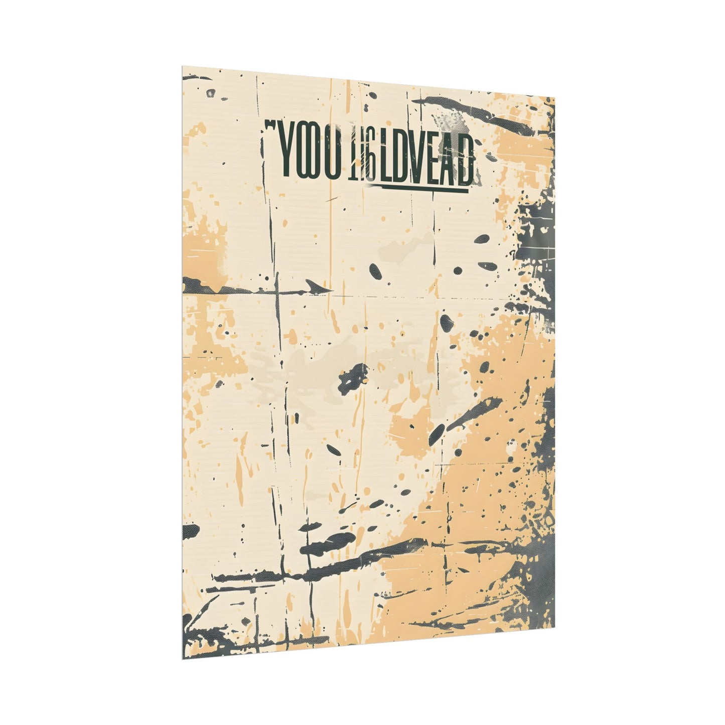 Vintage Distressed Batch 1: A Nostalgic Poster Artwork - Poster