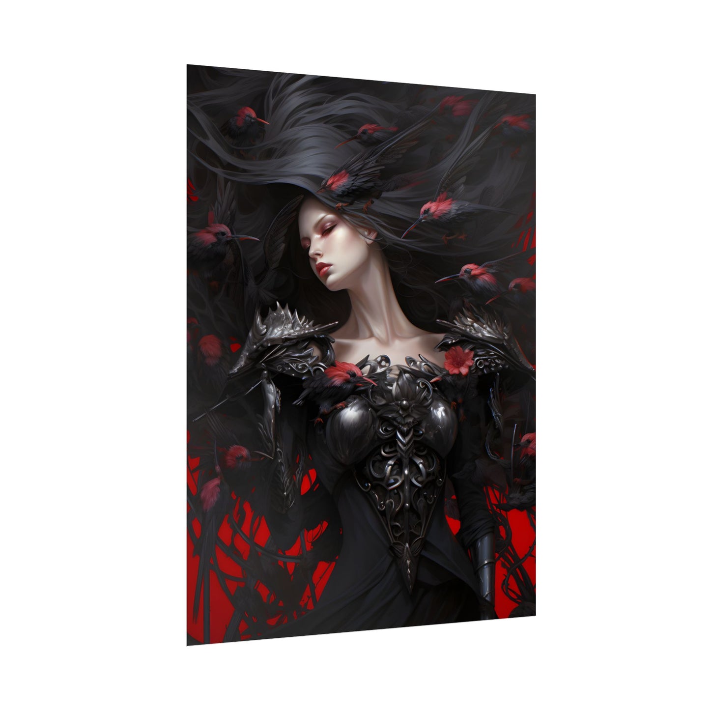 Enigmatic Songbird: Nature's Guardian Art - Poster