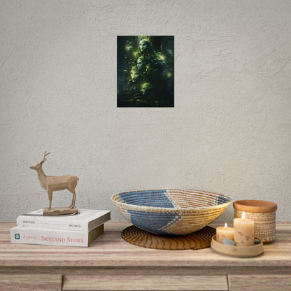 Mystical Morning Guardians: Ancient Forest Spirits - Poster