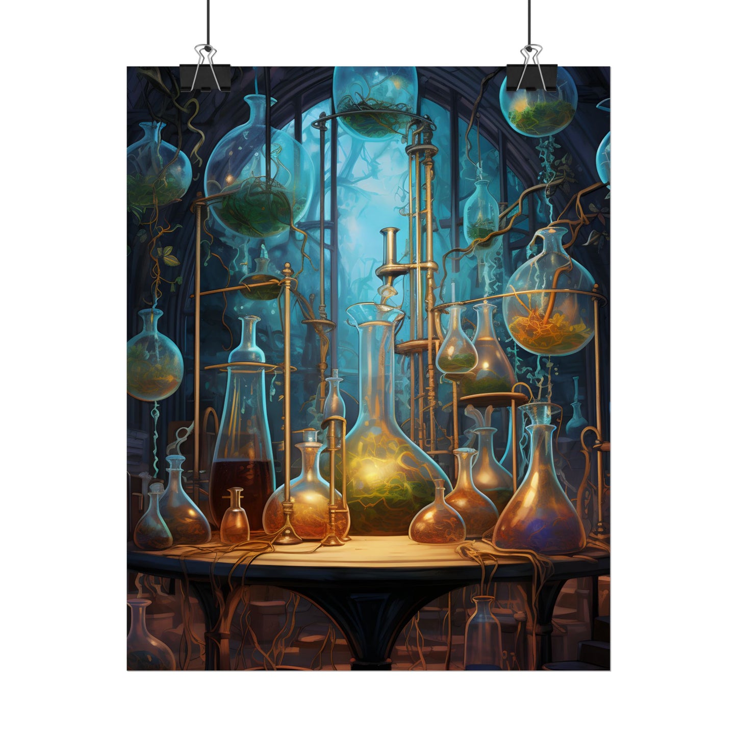 Lab Technician's Focus: Biotechnology Science in Action - Poster