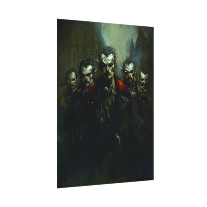 Gothic Vampires: Dark Fantasy Artwork - Poster