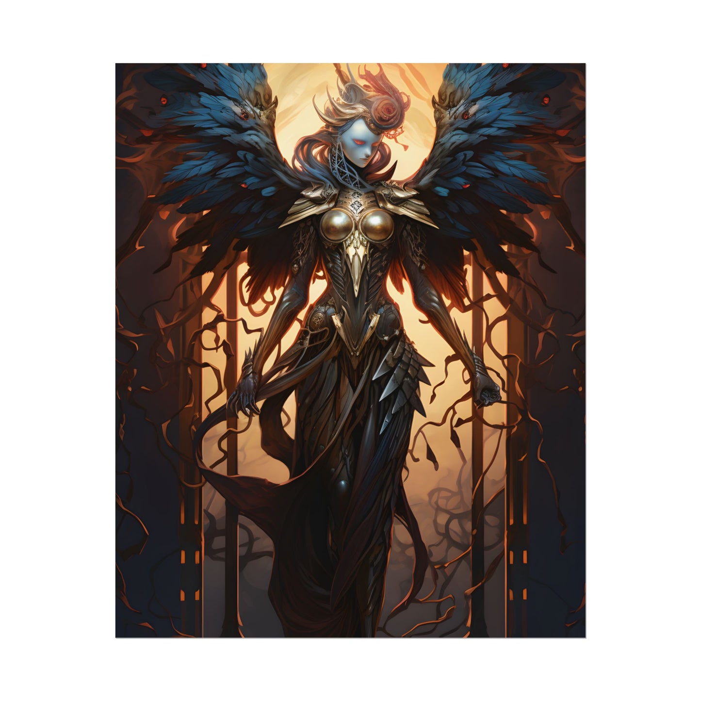The Dark Guardian: Mysterious Protector of the Rocky Surface - Poster