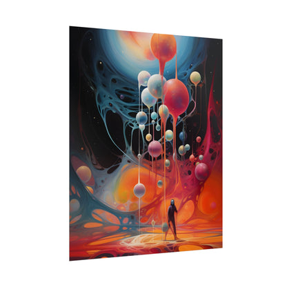 Cosmic Art Gallery: Enchanting Celestial Realm - Poster