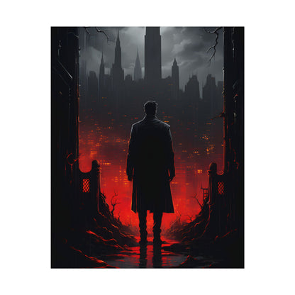 Urban Fantasy Detective: City Streets Mystery Artwork - Poster