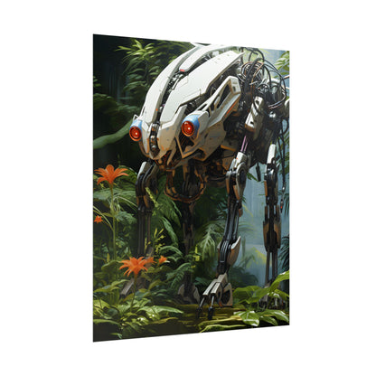 Robotic Wildlife Sanctuary: Harmony in Nature - Poster