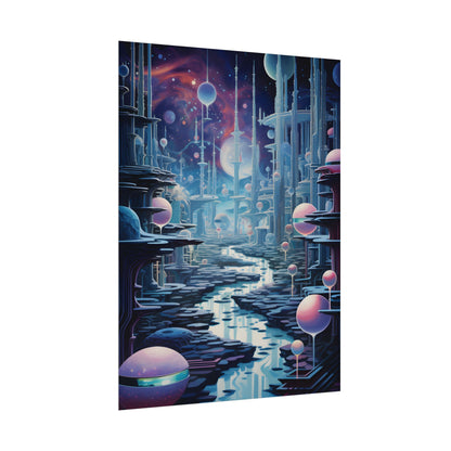 Celestial Art Gallery: Modern Architectural Design - Poster