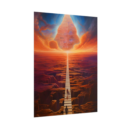 Space-Time Explorer: Cosmic Journey in Motion - Poster