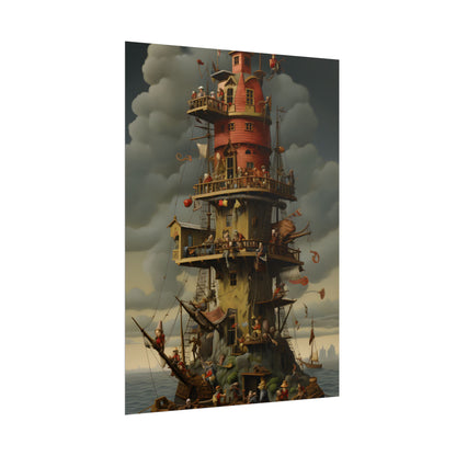 Swashbuckling Time Travelers: A Crew of Pirate Adventurers - Poster