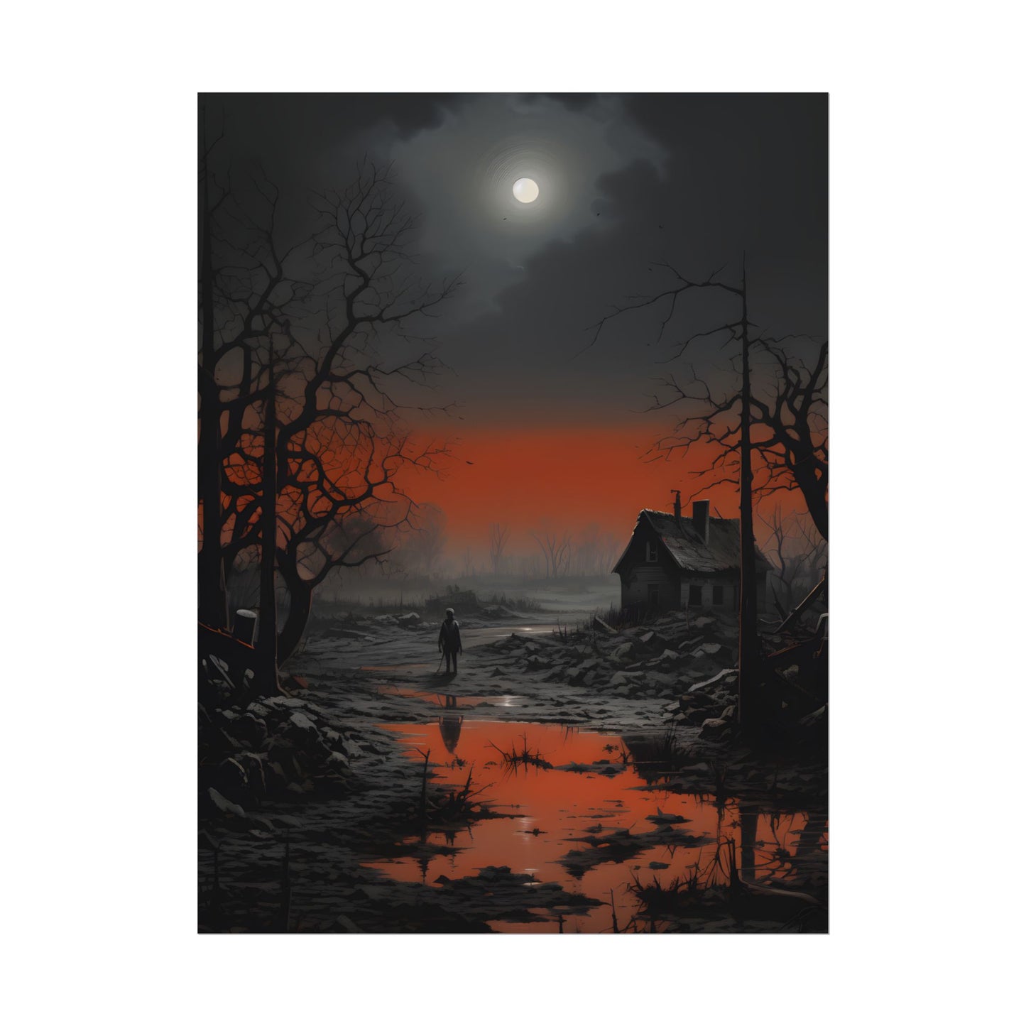Daytime City Portrait: Outdoors Artwork - Poster