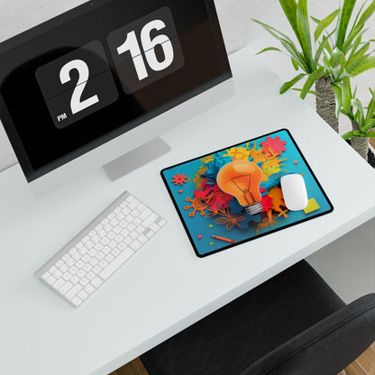 Vibrant Growth Mindset: Inspiring Artwork for Motivation - Desk Mat