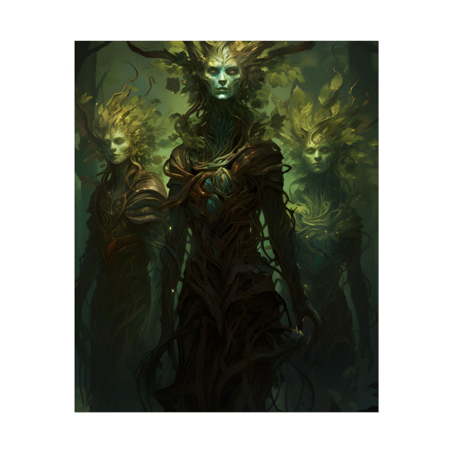 Mystical Forest Guardians: Ancient Tree Spirits Awaken - Poster