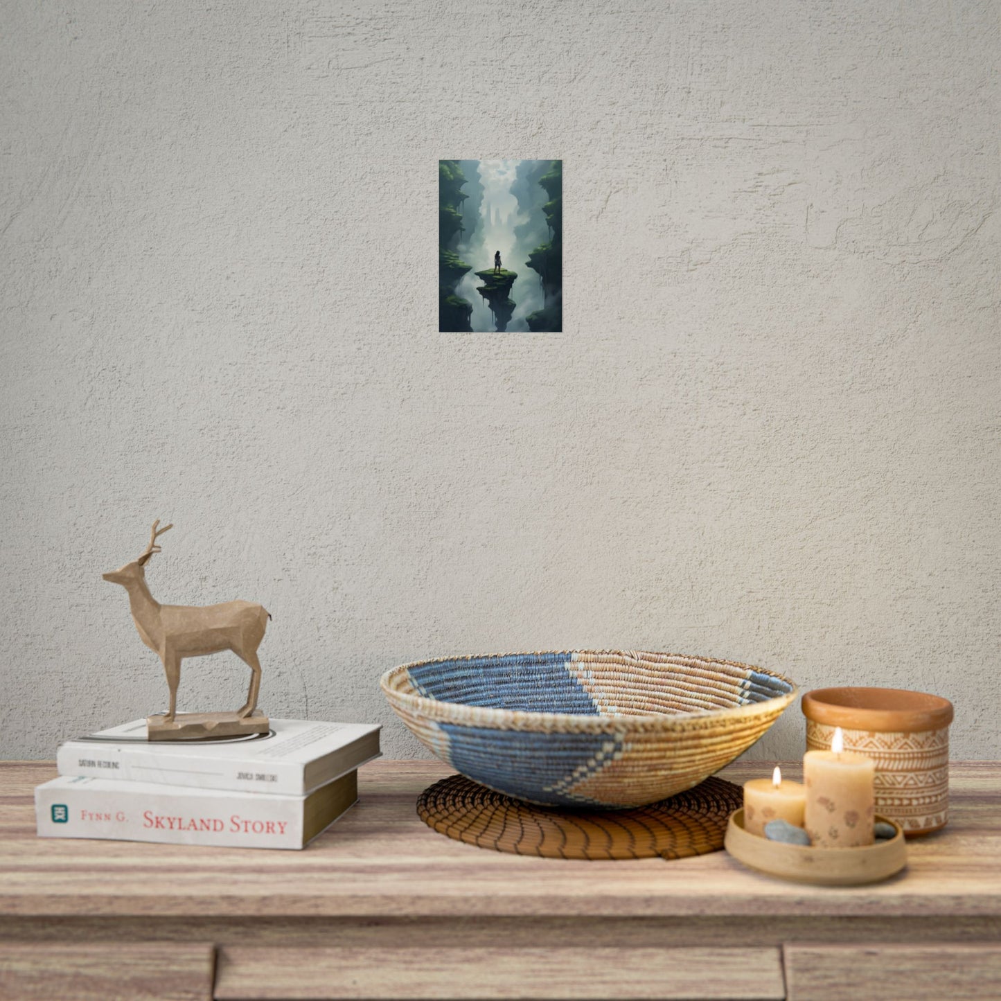 In Conversation: Indoor Portrait Artwork - Poster