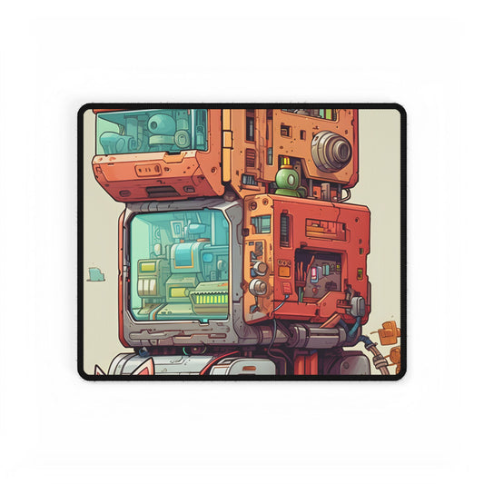 Pixel Perfect Cyber-Pet: Whimsical Gamified Art - Desk Mat