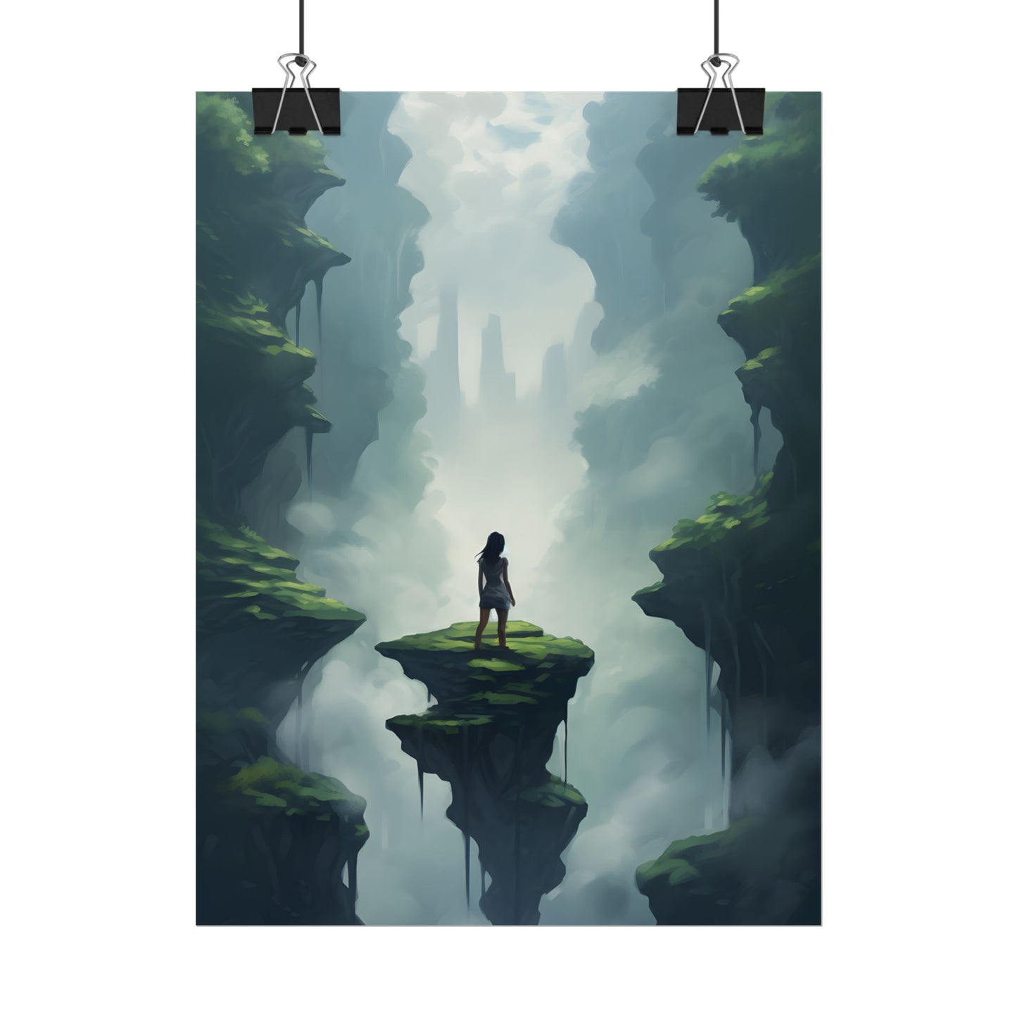 In Conversation: Indoor Portrait Artwork - Poster